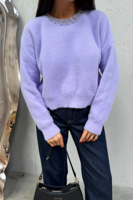 пуловер VANILANZA PURPLE