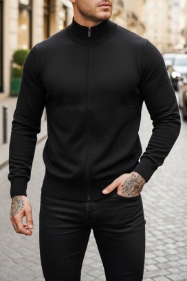 мъжка жилетка KAROLDI BLACK