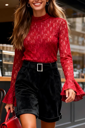 дамска блуза LALVERZA RED