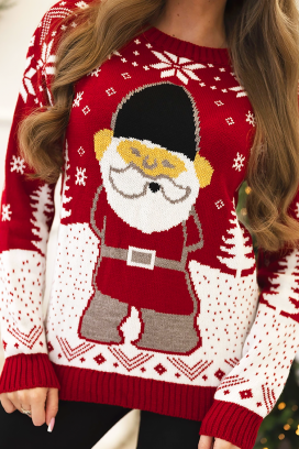 пуловер SANTAZA RED