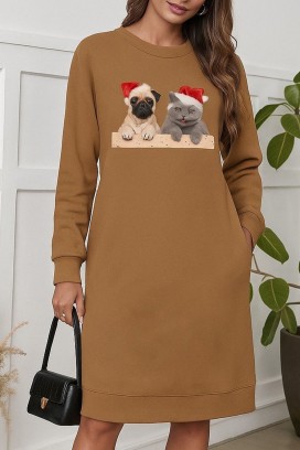 рокля ANELRINDA CAMEL