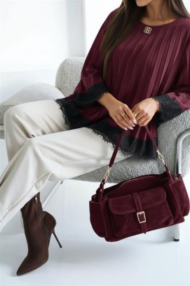 дамска блуза VLANDENA BORDO