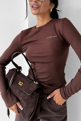 дамска блуза DAVROLZA BROWN