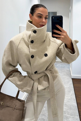 палто GREIONA ECRU