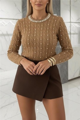 дамска блуза PERIOLA CAMEL