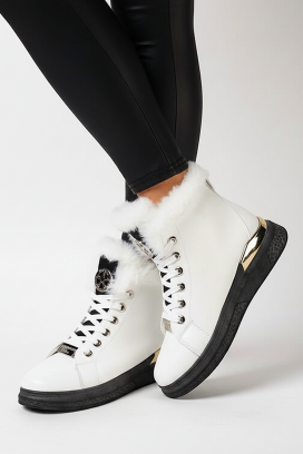 дамски боти VEONELZA WHITE