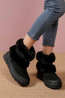 дамски боти ZOMFELJA BLACK