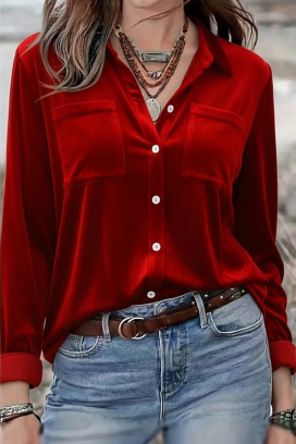 дамска риза GILVELZA RED