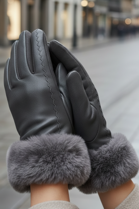 дамски ръкавици POLIARZA GRAFIT