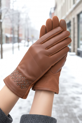 дамски ръкавици VAKALZA CAMEL