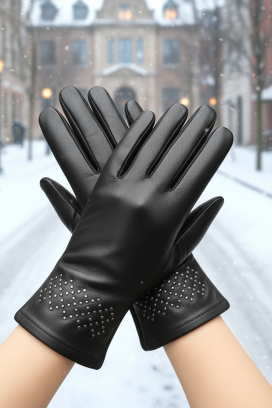 дамски ръкавици VAKALZA BLACK