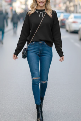 пуловер GLEMALDA BLACK