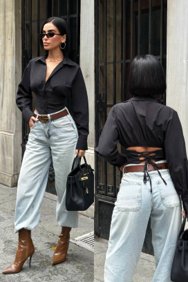 дамска риза BANSOLTA BLACK