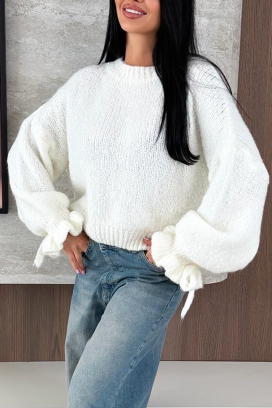 пуловер ZARELDA WHITE