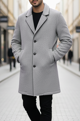 мъжко палто MELFER GREY