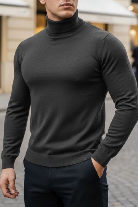 мъжки пуловер DORODO GRAFIT