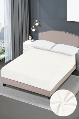 чаршаф с ластик SANFELMA WHITE 200х220 cm