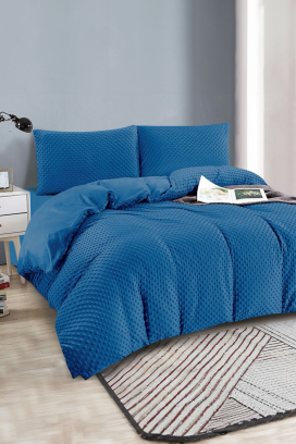 спален комплект SLOVERZY BLUE 160x200 cm памук - 3 части