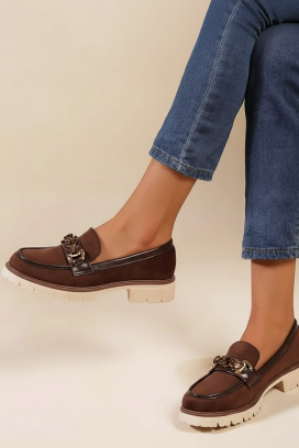 дамски мокасини TELONJA BROWN