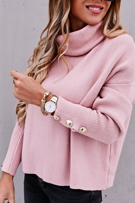 пуловер TENSILDA PUDRA