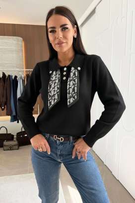 пуловер OLEGORA BLACK