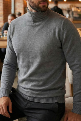 мъжки пуловер BENZEMO GREY