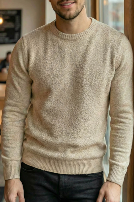 мъжки пуловер KARELDO BEIGE