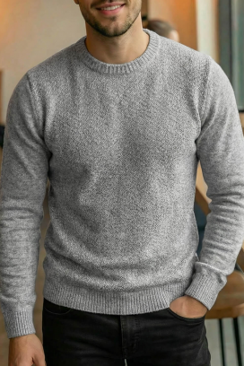 мъжки пуловер KARELDO GREY