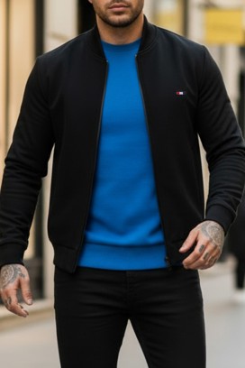 мъжки суичър NORONO BLACK