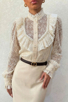 дамска риза GLENDILA ECRU