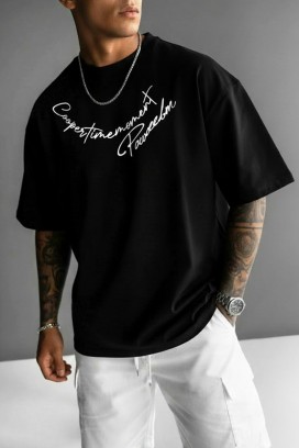 мъжка тениска MIHROLO BLACK