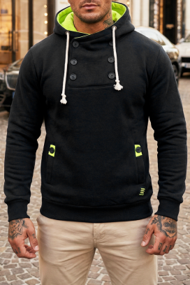 мъжки суичър BOLTONO BLACK