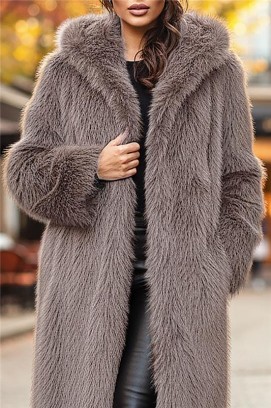 палто GRISTELFA BROWN