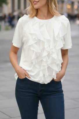 тениска GERMIOHA WHITE