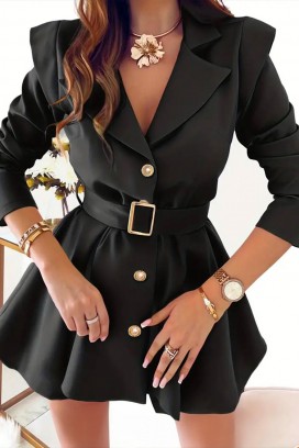 рокля - блейзър GLAMERVA BLACK