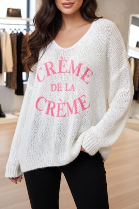 пуловер CREMONZA WHITE