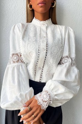 дамска риза MARTEMONA WHITE