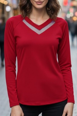 дамска блуза RIONELDA RED