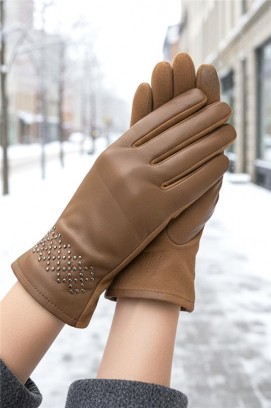 дамски ръкавици VAKALZA BROWN