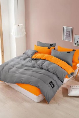 спален комплект TRENILMY ORANGE 160x220 cm памук - 3 части