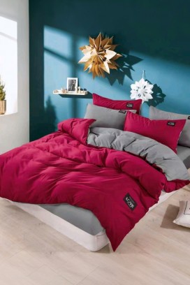 спален комплект TRENILMY RED 160x220 cm памук - 3 части