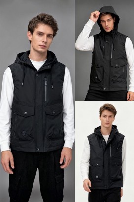 мъжки елек FAMOZO BLACK