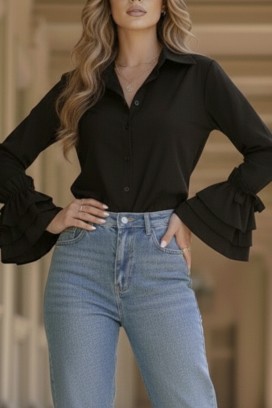 дамска риза KRAMELZA BLACK