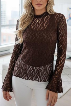 дамска блуза LALVERZA BROWN