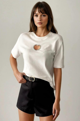 тениска ZOLVINA WHITE