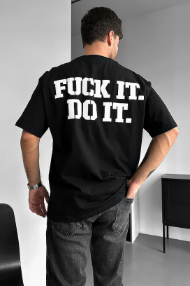 мъжка тениска MORFESO BLACK