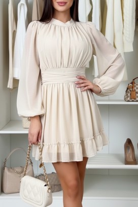 рокля CHANELZA ECRU