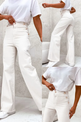 дънки DANZILA WHITE