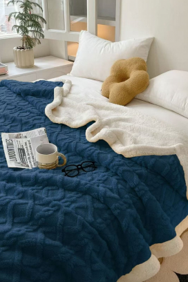 покривало за легло ERTIOLJA NAVY 200х220 cm