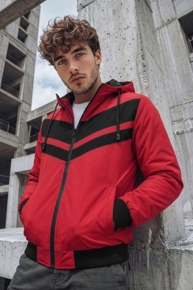 мъжко яке ELISIO RED